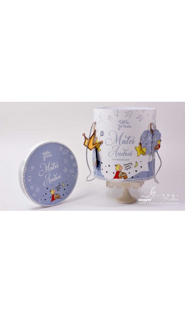 Trusou de botez cu broderie personalizata pentru baieti, Micul print, Le petit prince  24